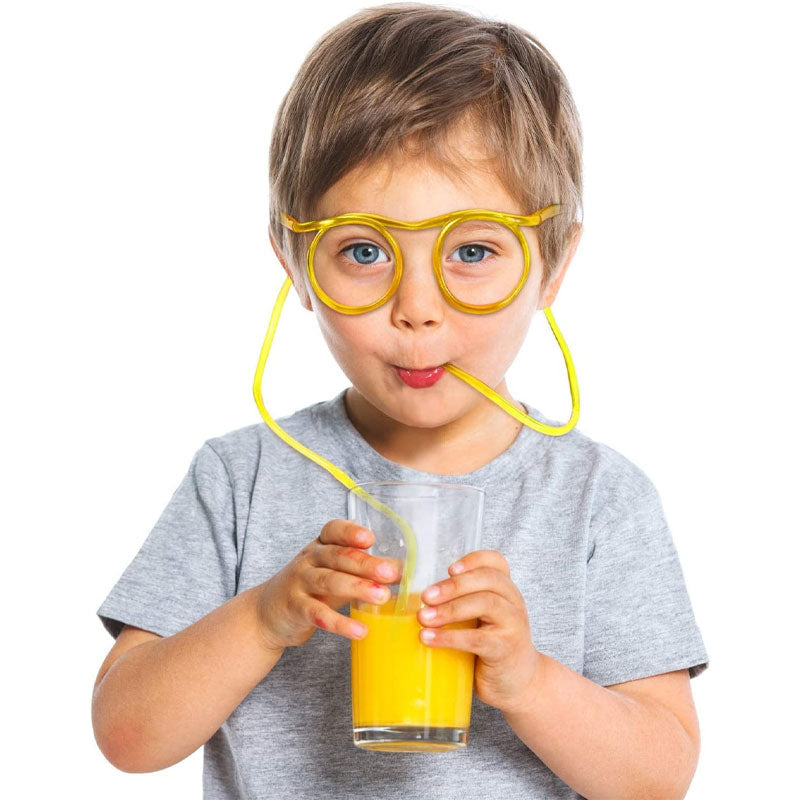 Fun and Funny Children's Glasses Straw