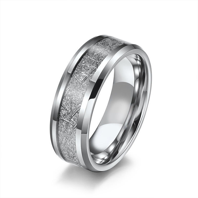 Folbom - Rime Pattern Stainless Steel Ring