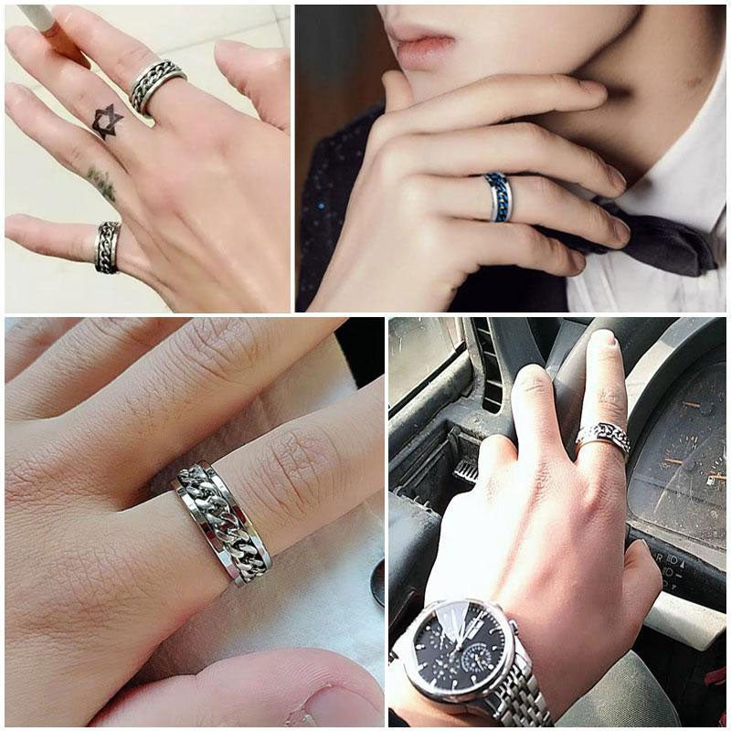 Titanium Steel Rotatable Chain Ring