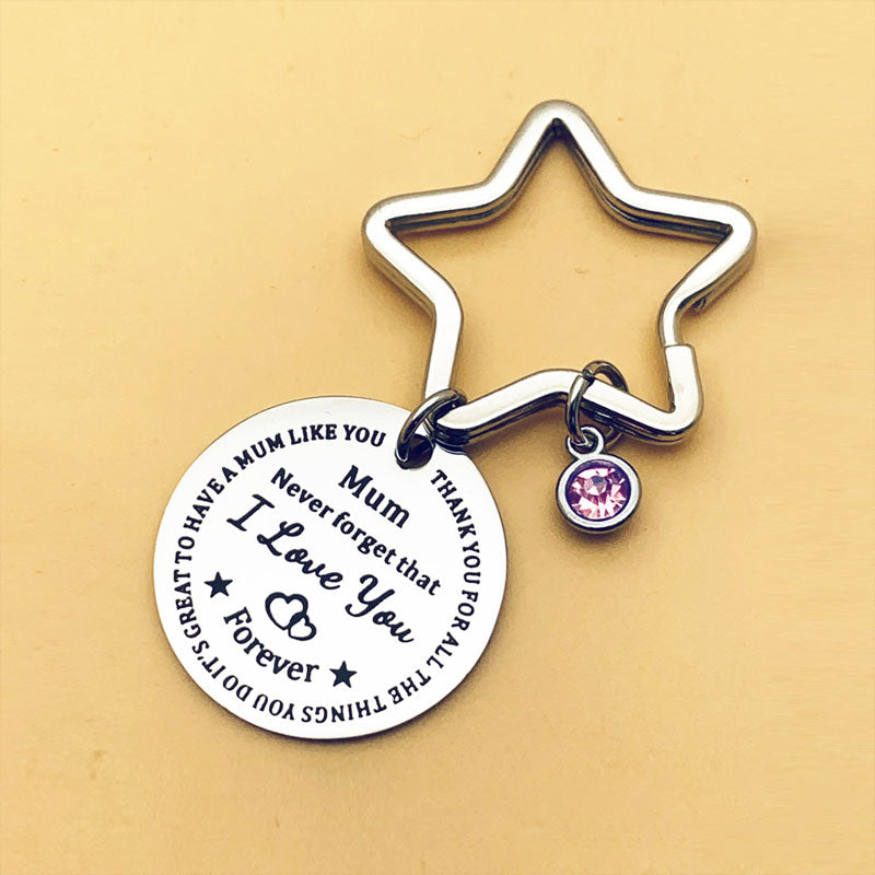 Mother's Day Gift Star Keychain