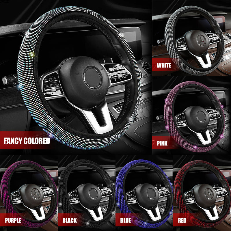 Rhinestone Steering Wheel Cover