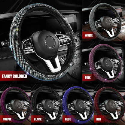 Rhinestone Steering Wheel Cover