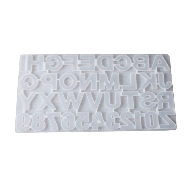 Silicone Alphanumeric Mold