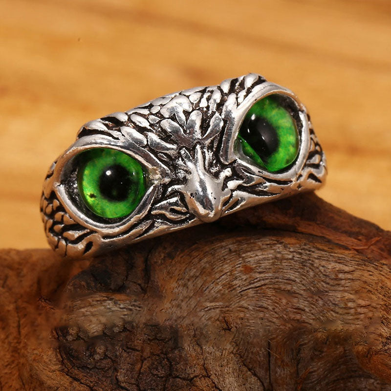 Owl Eye Vintage Statement Jewelry Ring