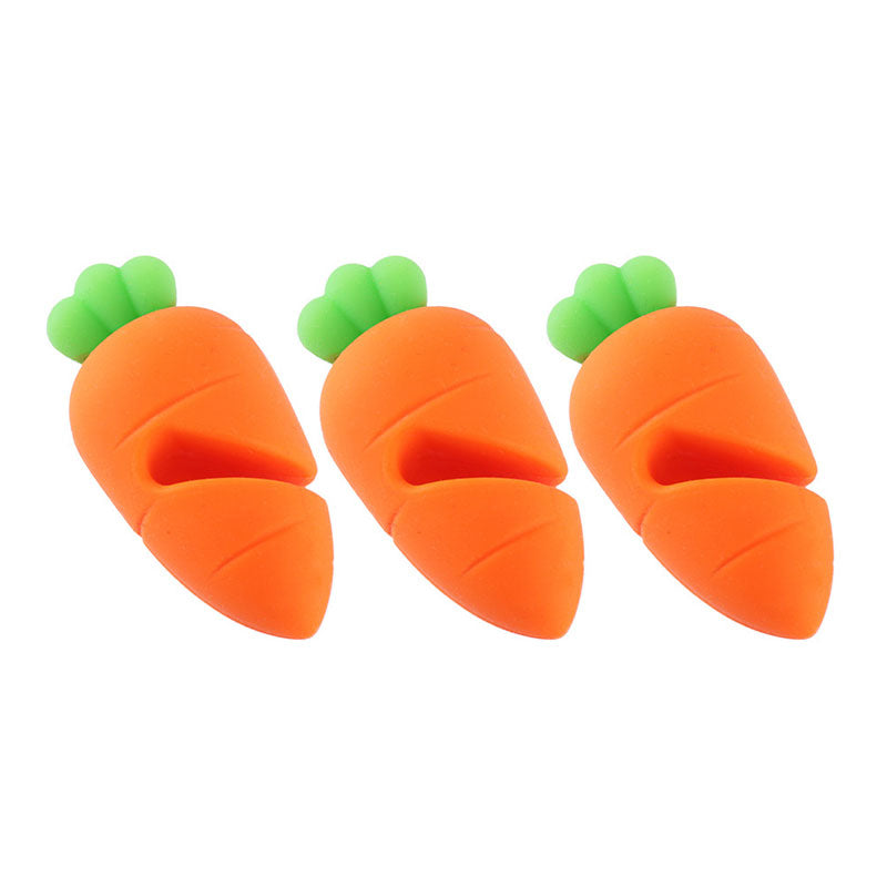 Silicone Baby Carrot Lid Elevated Spill Preventer🥕