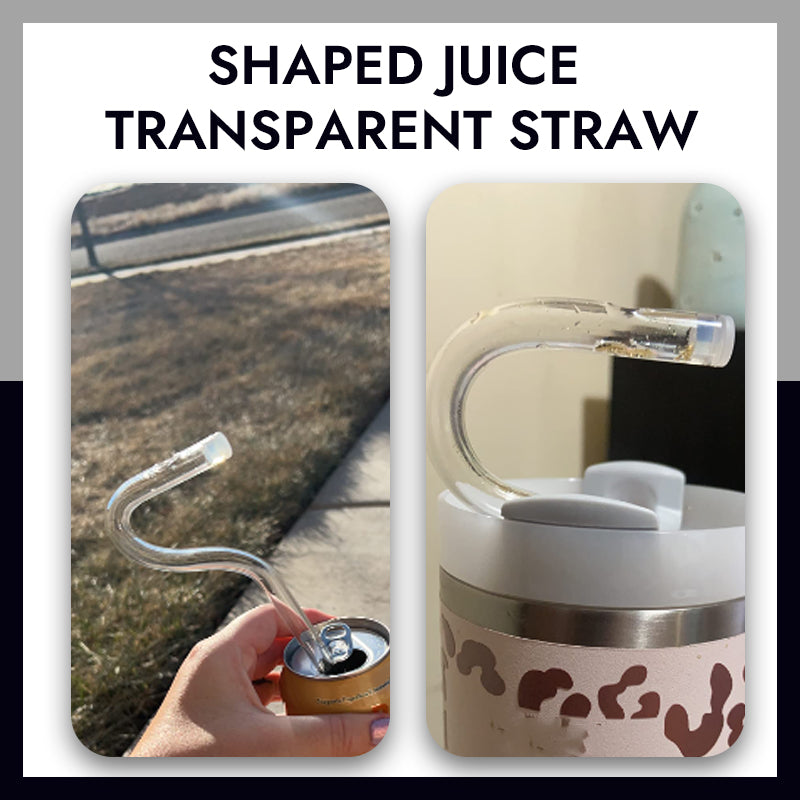 Shaped Juice Transparent Straw