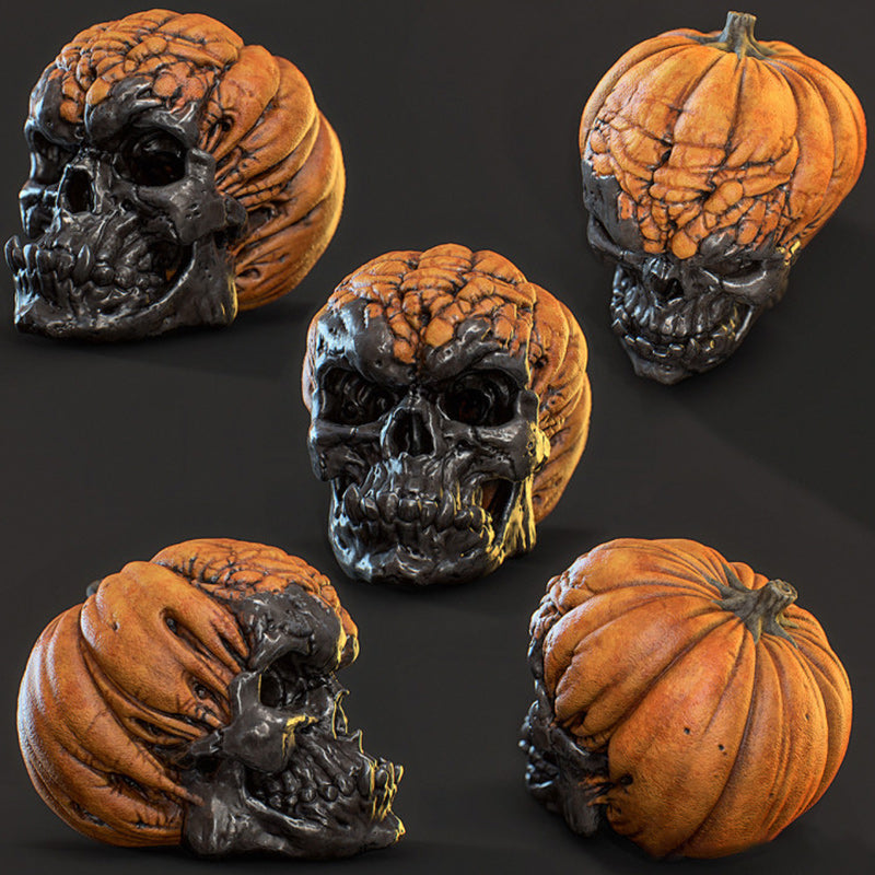 Evil Pumpkin Skulls