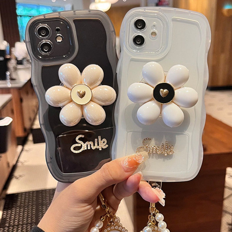 Flower Bracket Bracelet Phone Case