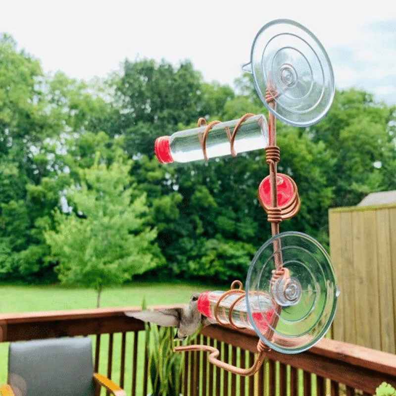 Suction Cup Type Window Hummingbird Feeder