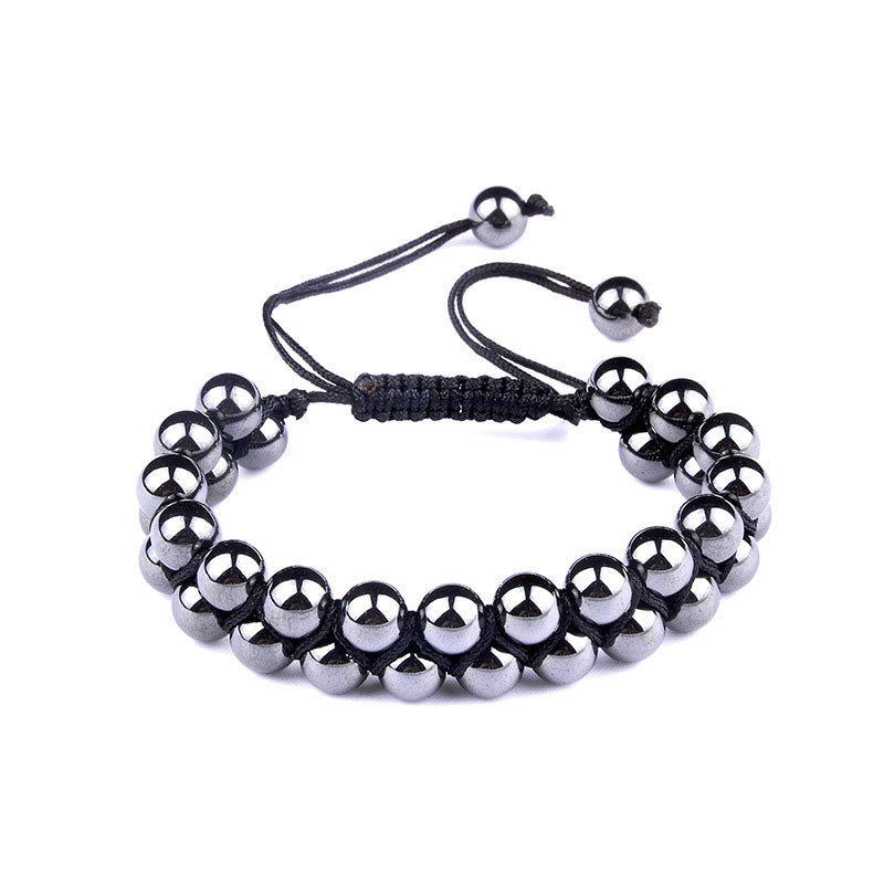 Double Layer Hematite Bracelet