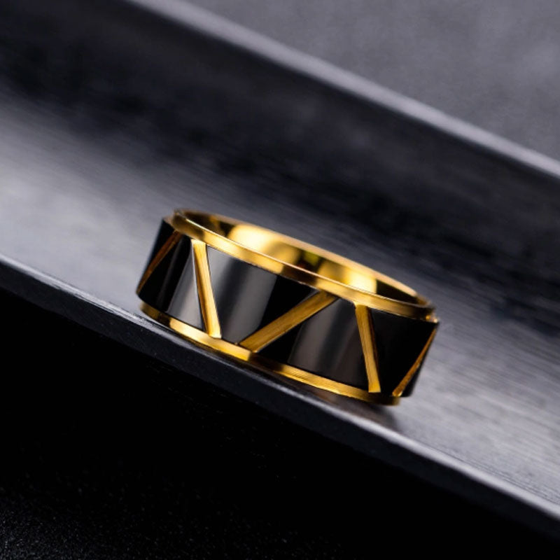 Folbom - Figure Slot Two Tone Ring