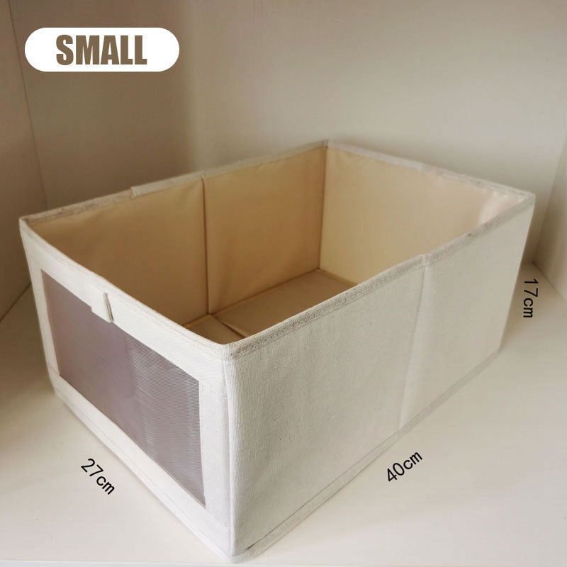 Window Cloth Wardrobe Clothing Storage Box