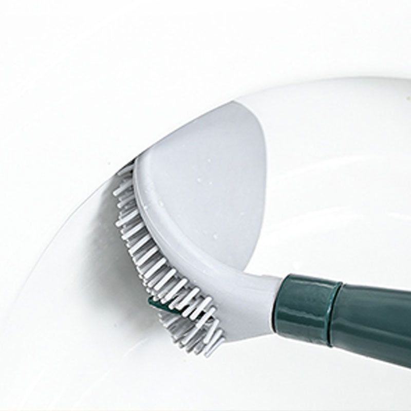 Perforation-free Hydraulic Toilet Brush with Long Handle