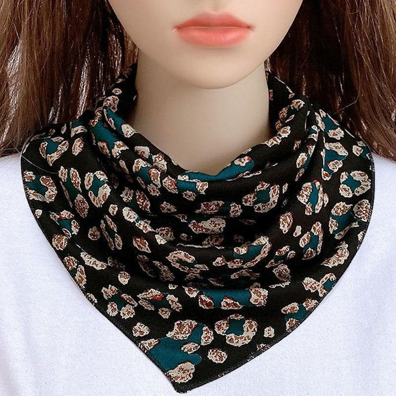 Women Versatile Neck Protection Windproof And Sun-proof Triangle Scarf