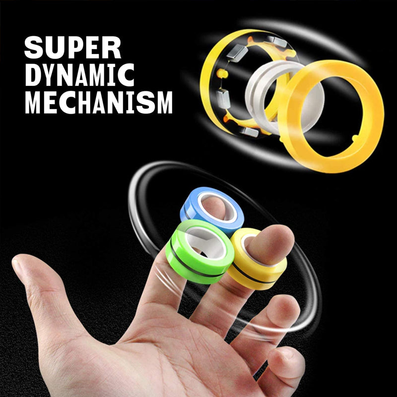 Fidget Spinner Decompression Ring Toy