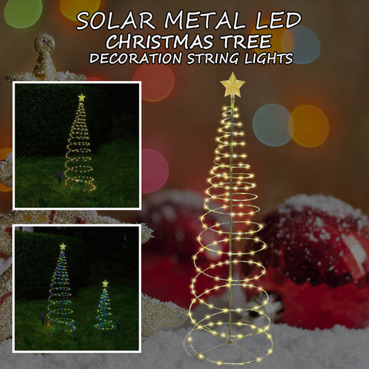 🎄CHRISTMAS SALE 50% OFF🎄 Solar Metal LED Christmas Tree Decoration String Lights