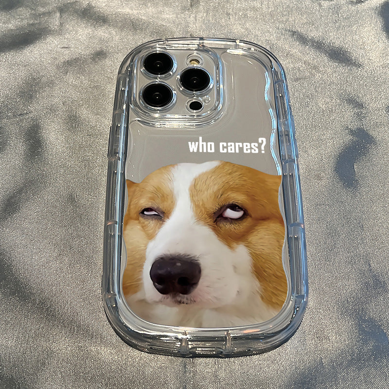 Funny Corgi Rolling Eyes Phone Case