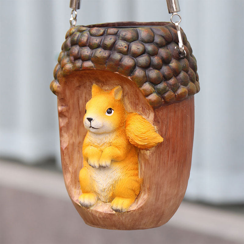 Squirrel Figurine Gift Solar Lamp