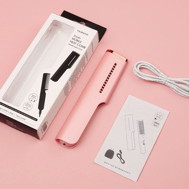 Portable USB Hair Straightening Comb