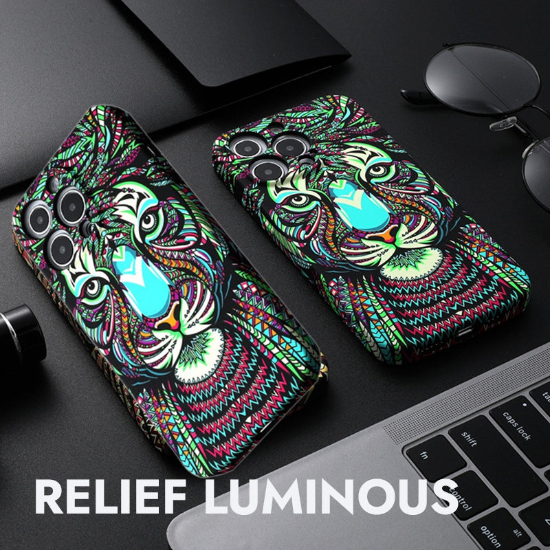 Embossed Animal Design Phone Case