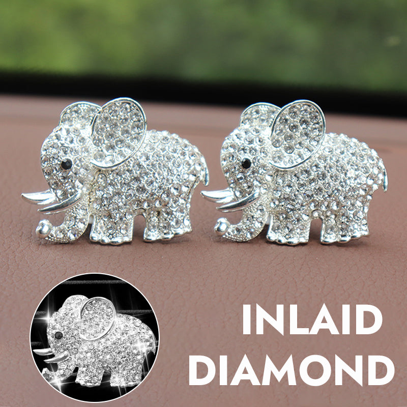 Diamond Elephant Car Air Vent Aroma Diffuser Clip