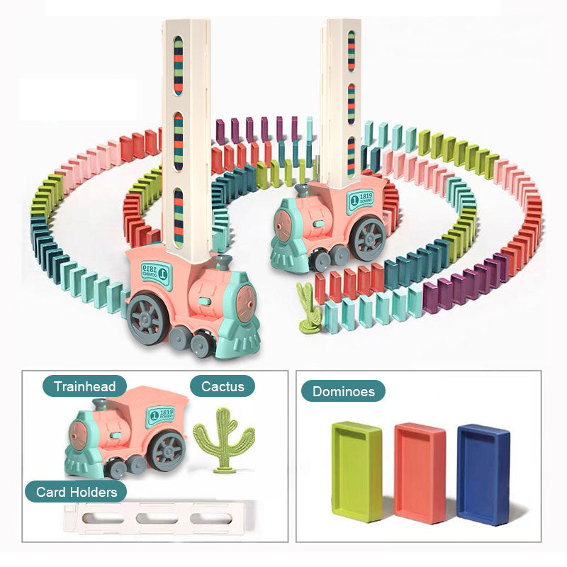 Kids Electric Domino Train