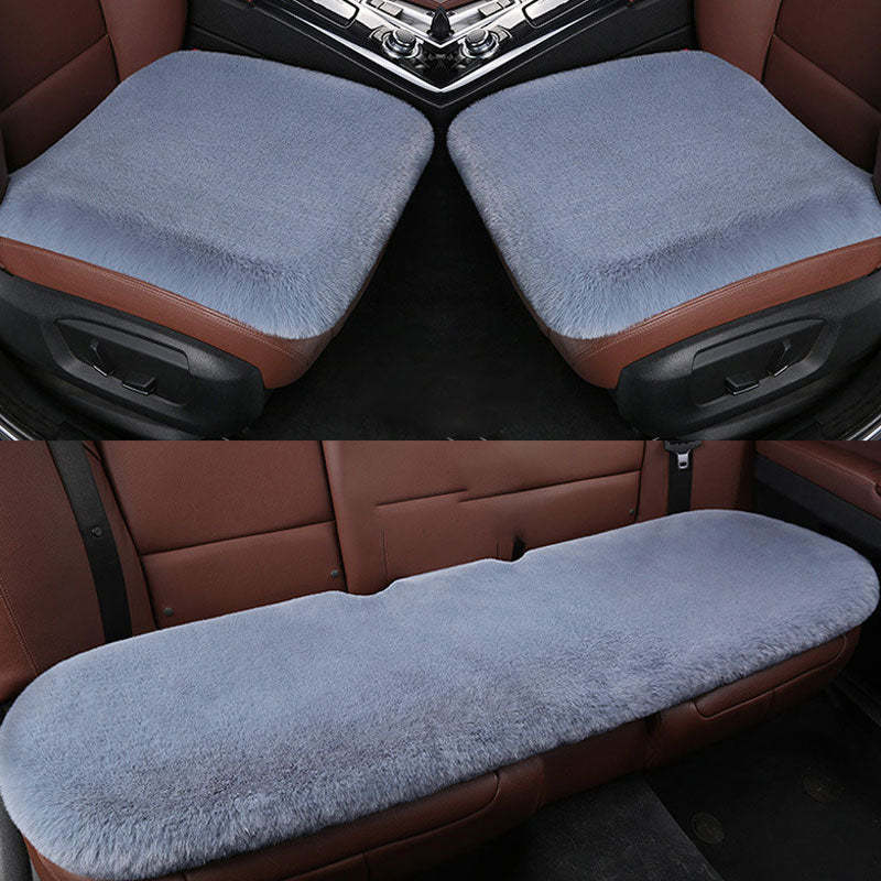 Winter Soft Warm Faux Rabbit Fur car seat Cushion