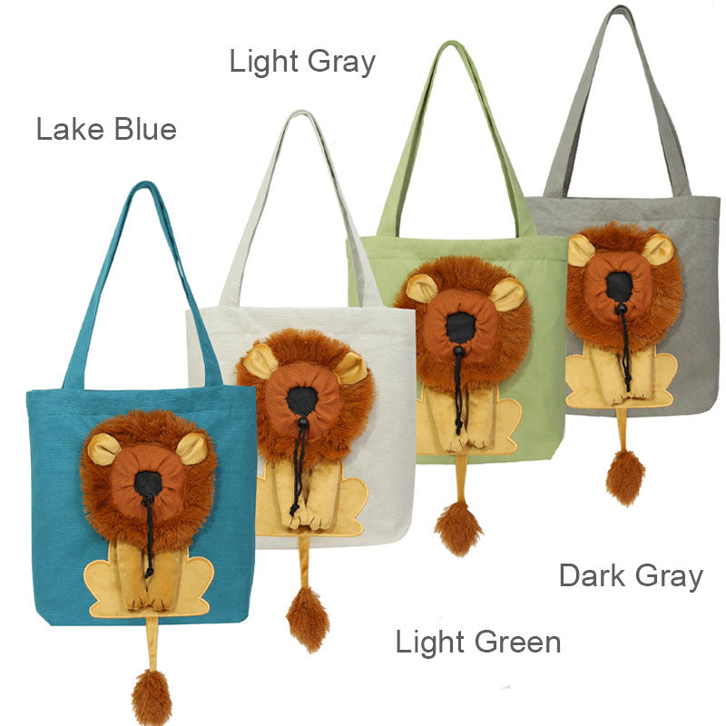 Small Pet Canvas Bag For Cats And Dogs