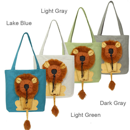 Small Pet Canvas Bag For Cats And Dogs