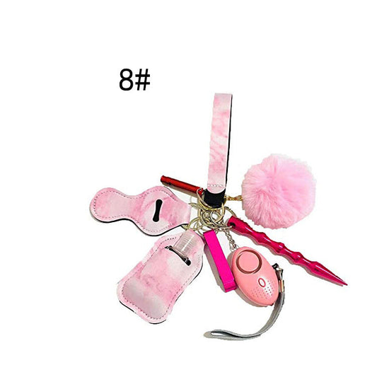 Cherry Blossom Powder Keychain Suit