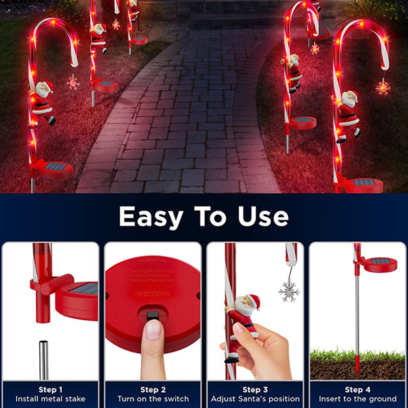 Solar Christmas Lights LED（2 Pcs）