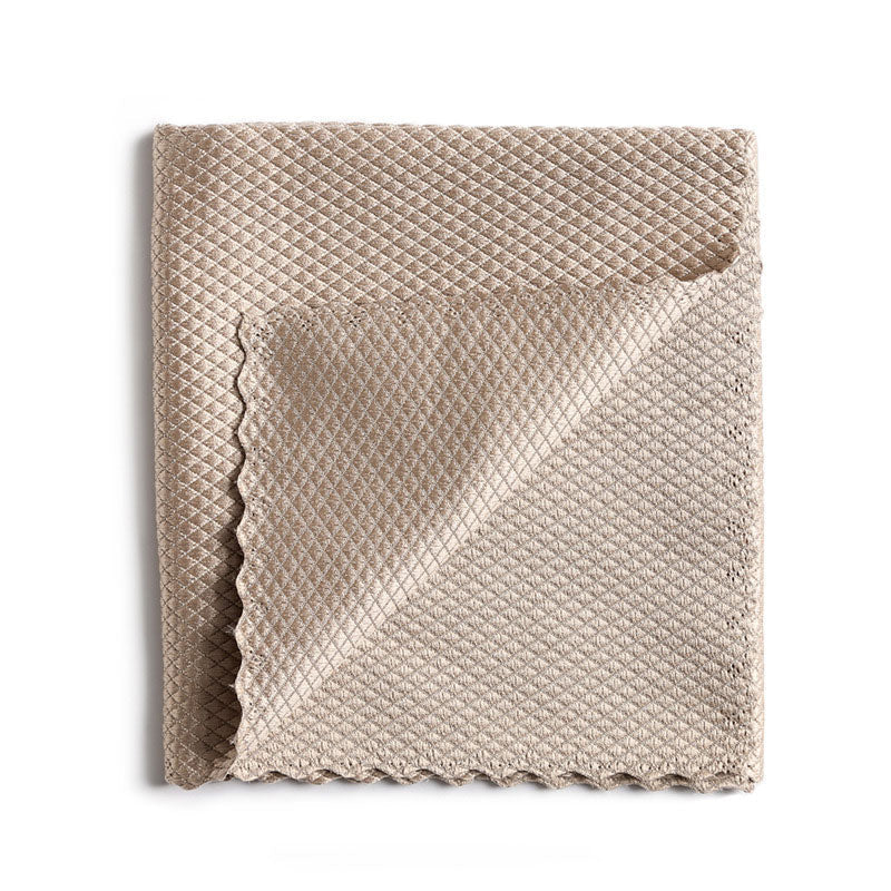 Wave Pattern Fish Scale Cloth Rag