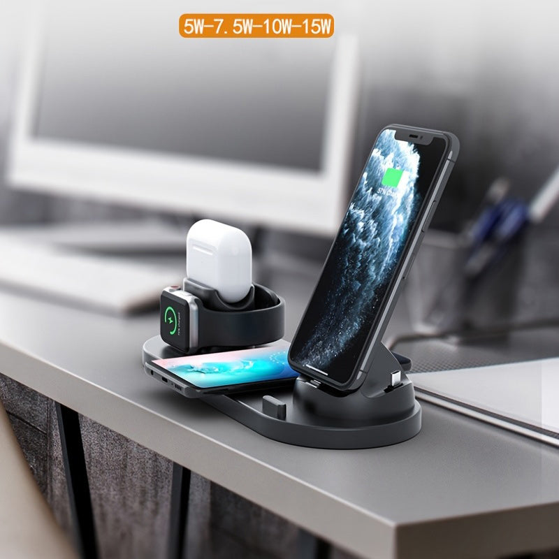 5 In 1 Wireless Charger Bracket Station