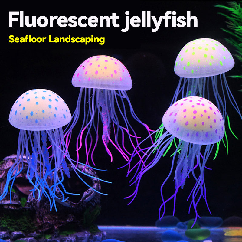 Glowing Fish Jellyfish Tank Aquarium Decoration