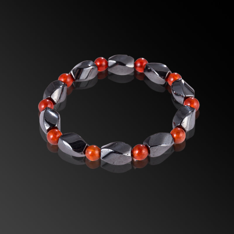 Magnetic Black Stone Ruby Bracelet