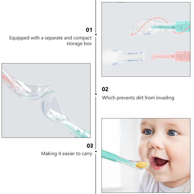 Sawtooth Baby Training Feeding Spoon