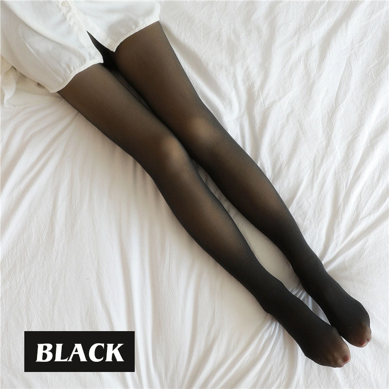 Fleece Lined Translucent Tights