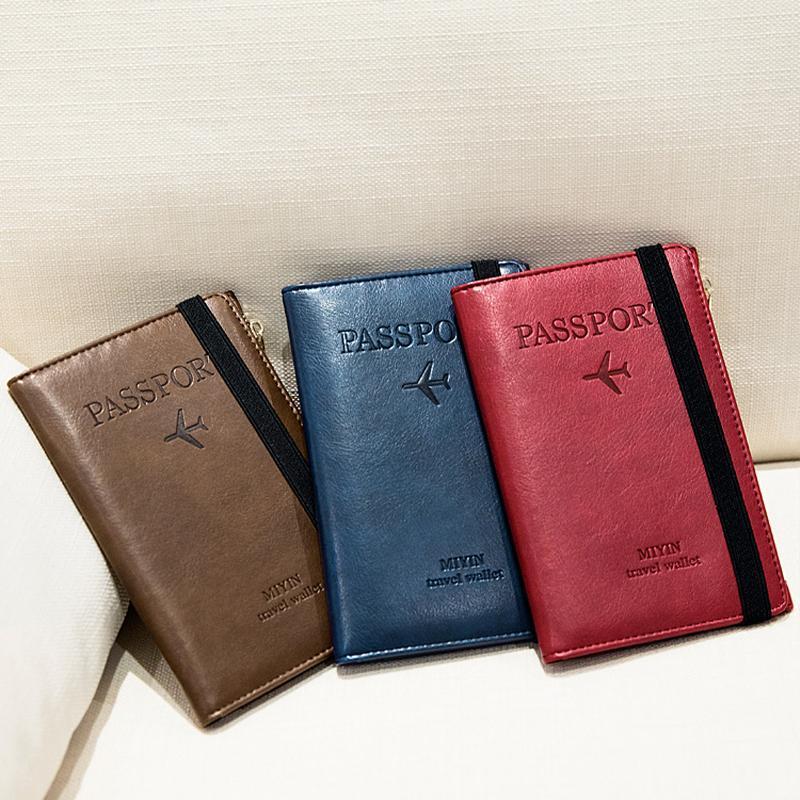 RFID Blocking Leather Card Wallet