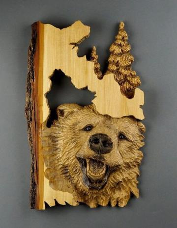 🐻Animal Carving Handcraft Wall Decor