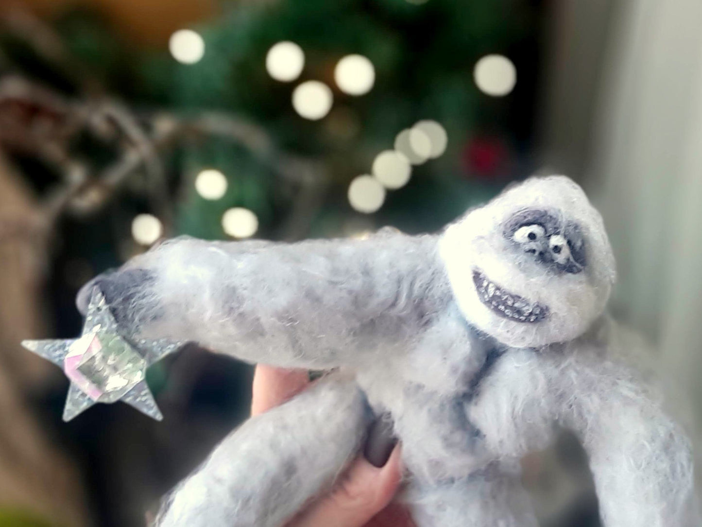 Christmas Tree Topper 🎄Abominable Snowman⛄