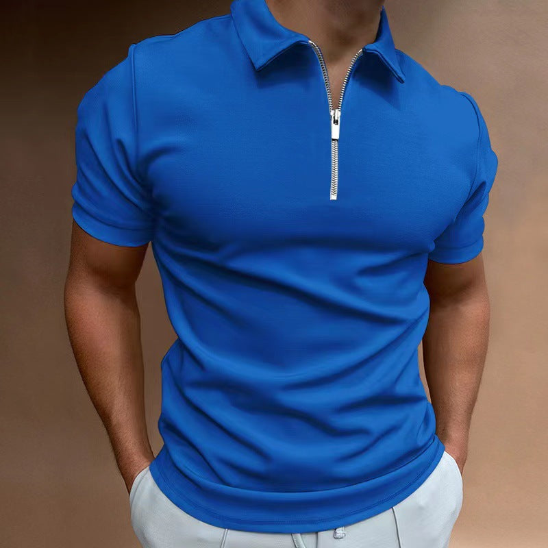 ZIP POLO SHIRT