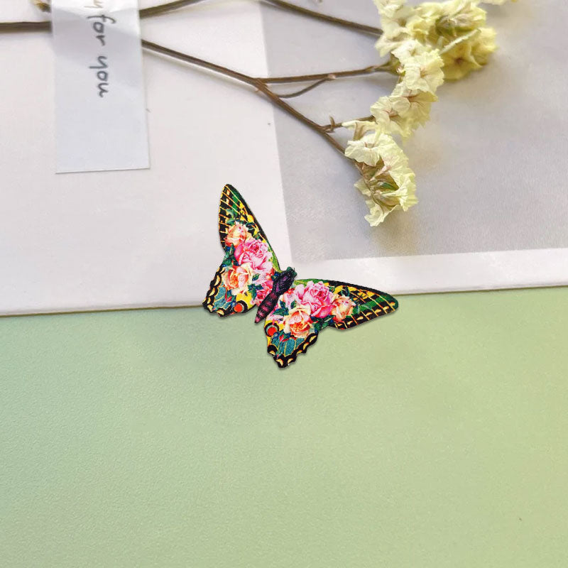 🦋Wooden Butterfly Brooch