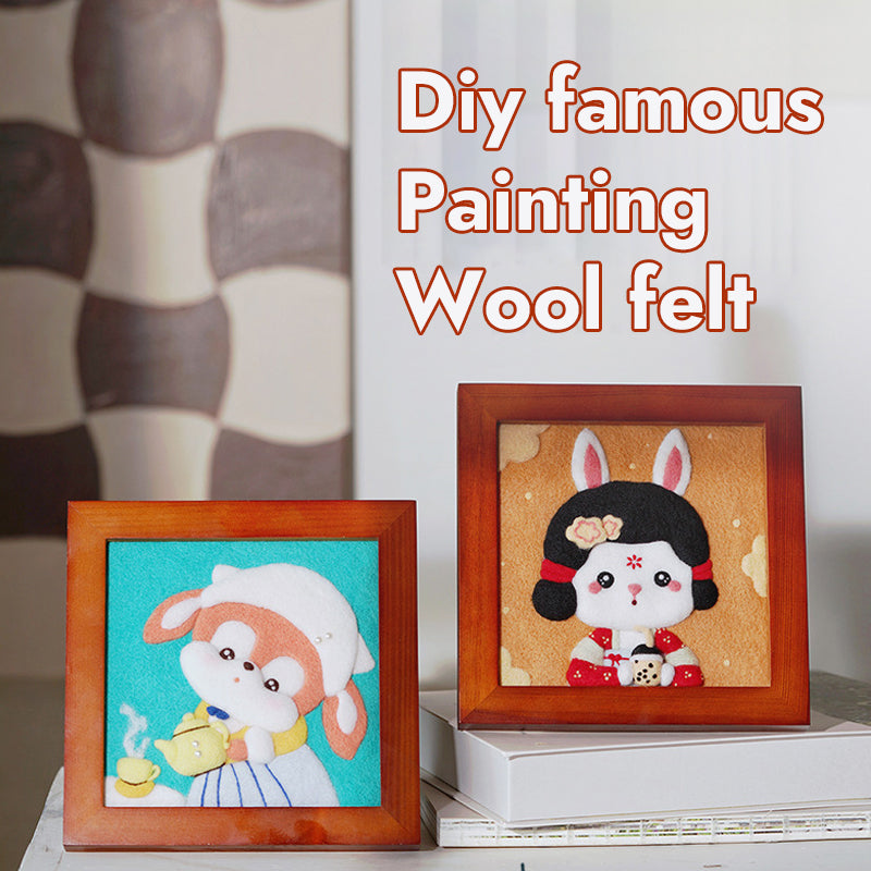 DIY Famous Painting Wool Felt