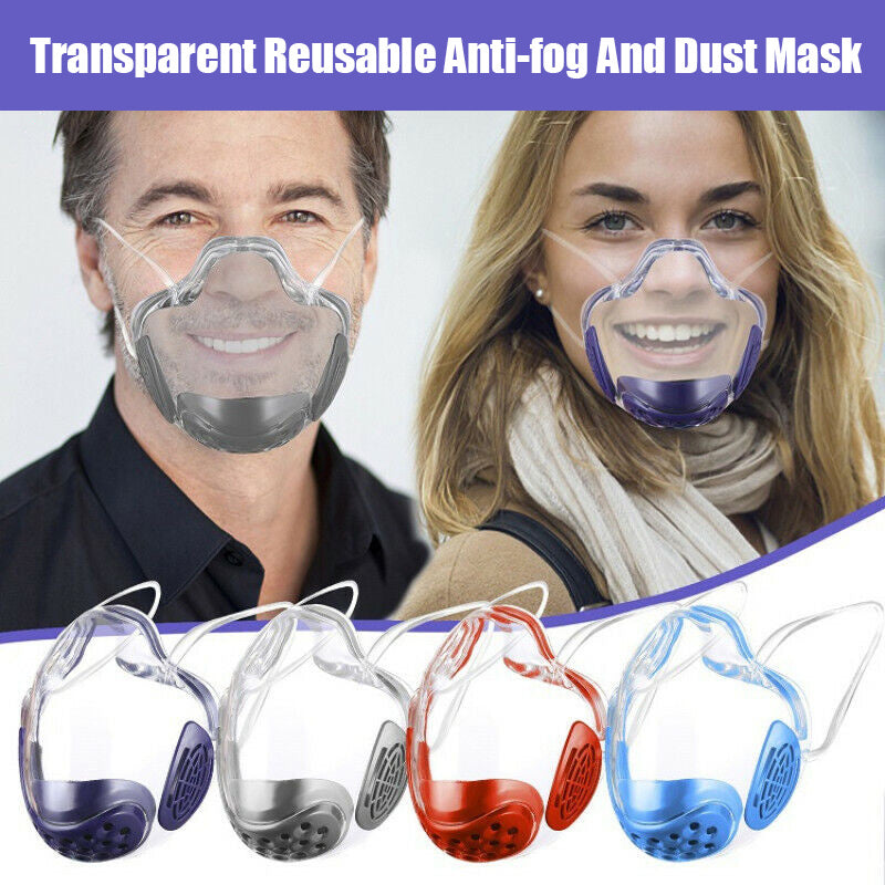 Transparent Reusable Anti-fog And Dust Mask