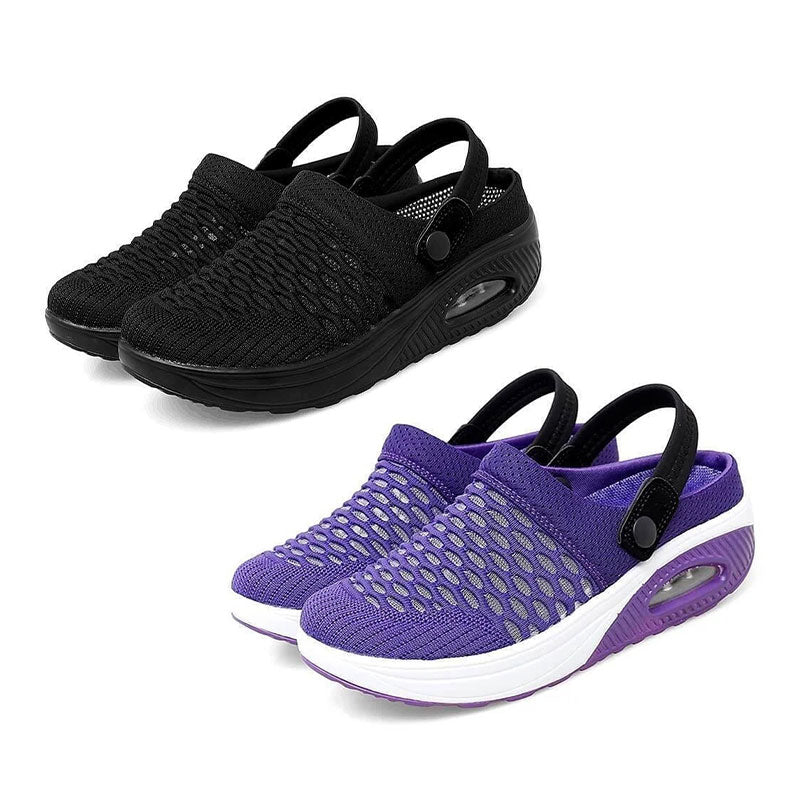 Women Walking Shoes Air Cushion Slip-On Shoes