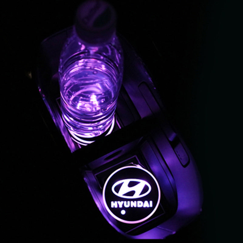 Car LED Cup Holder Lights