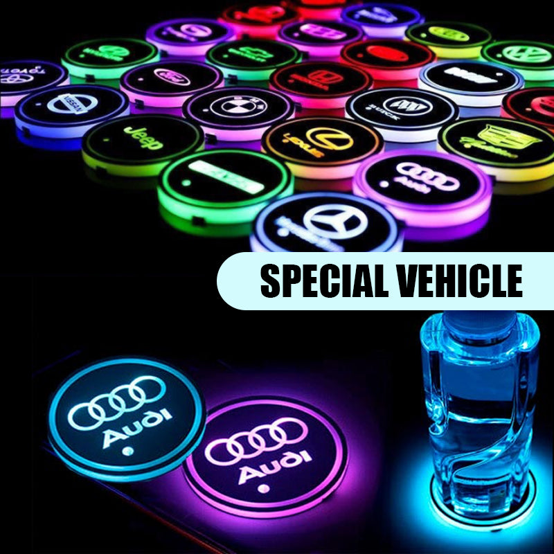 Car LED Cup Holder Lights