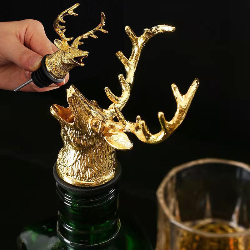 Aluminum Alloy Deer Head Wine Mouth