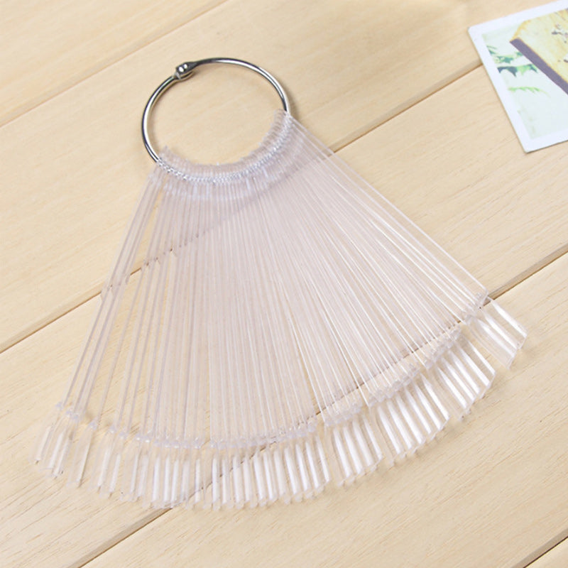 50 Pcs Nail Swatch Sticks with Ring