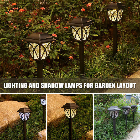 Lighting And Shadow Lamps For Garden Layout